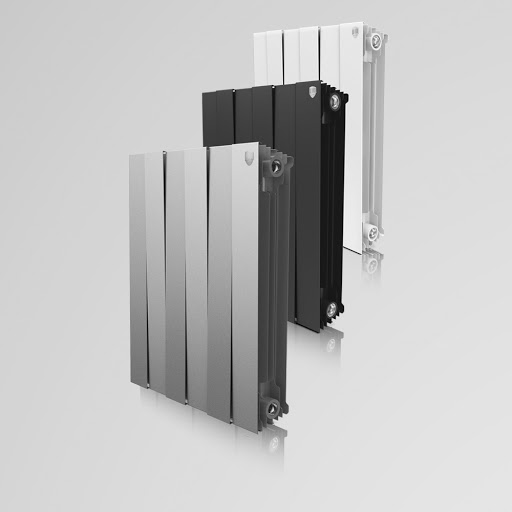 Радиатор биметаллический Royal Thermo Piano Forte 500/100 Silver Satin 10 секций